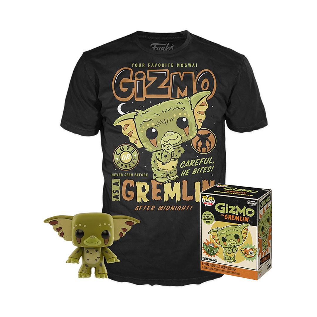 Gremlins POP! & Tee Box Gizmo Exclusive Tamanho M