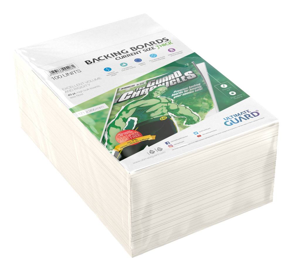 Ultimate Guard Comic Backing Boards Thick Cur. Size (Pack de 10 Unidades)