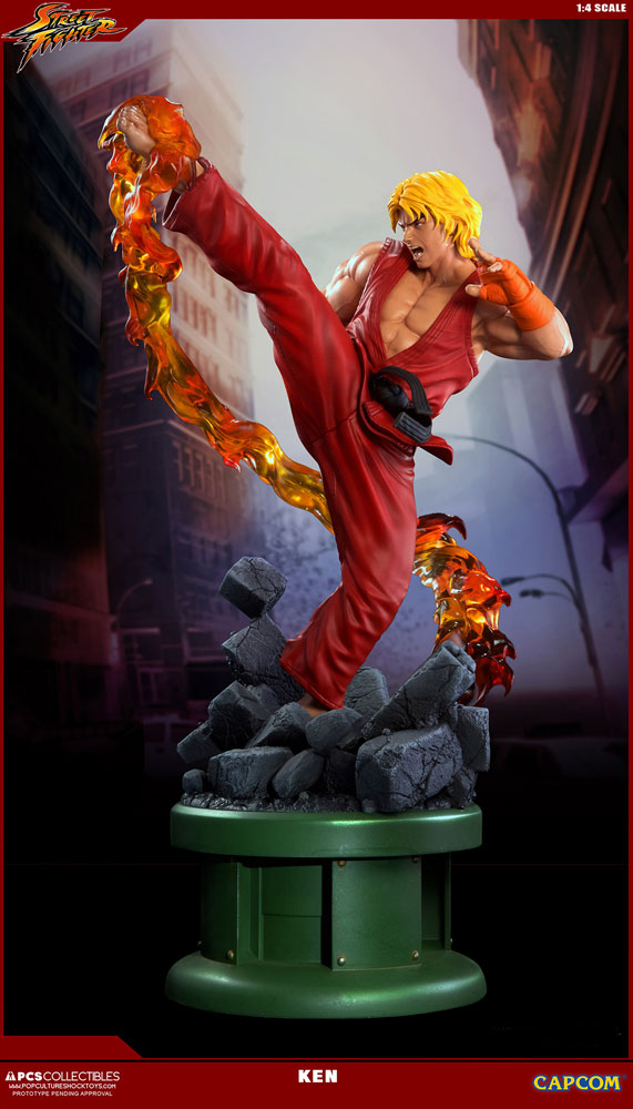 Estátua Street Fighter IV 1/4 Ken 63 cm
