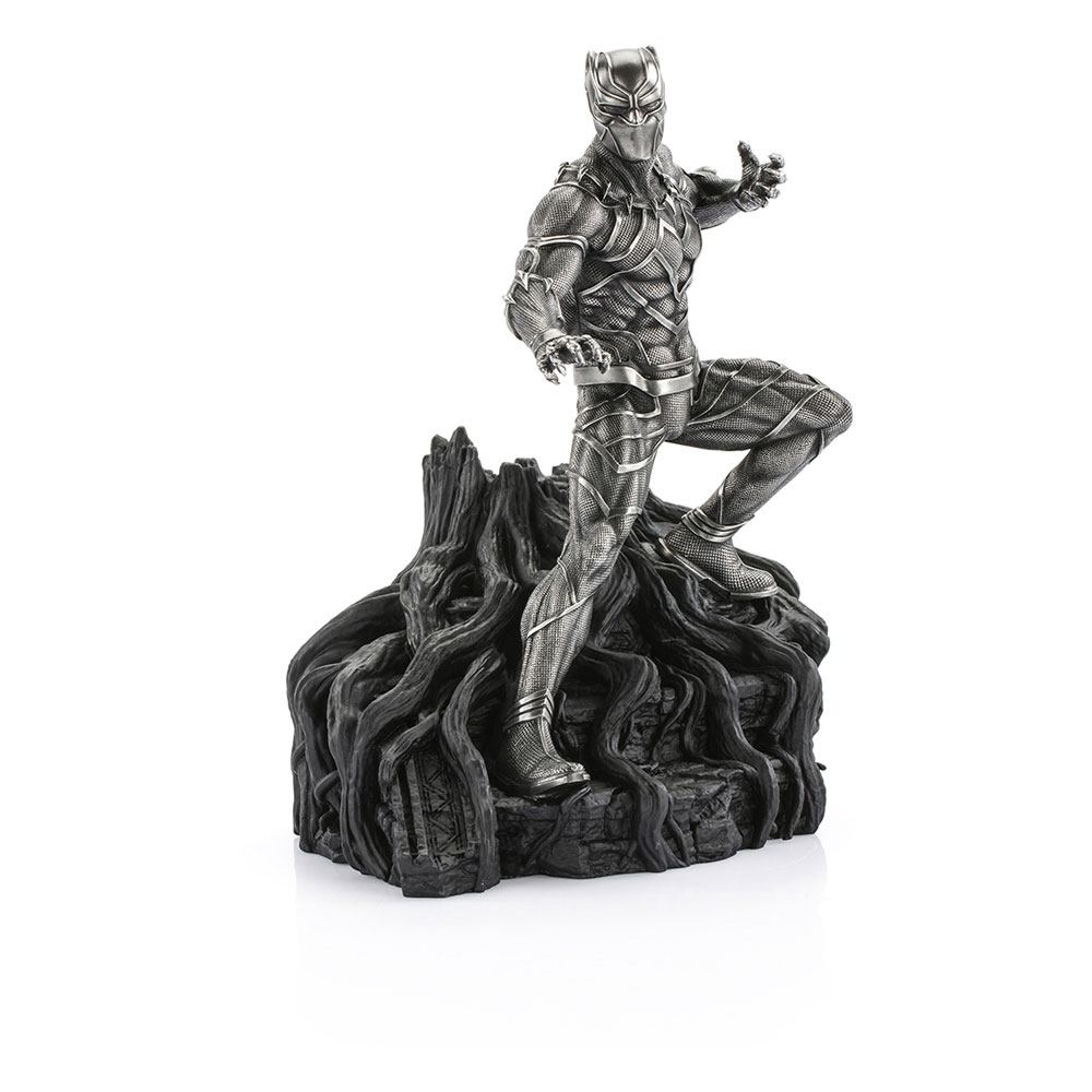 Marvel Pewter Collectible Statue Black Panther Guardian Limited Edition 