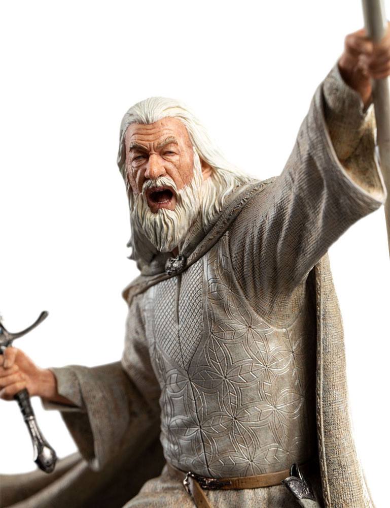 The Lord of the Rings Figures of Fandom PVC Statue Gandalf the White 23 cm