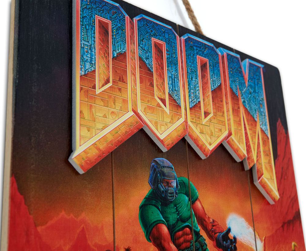 Doom WoodArts 3D Wooden Wall Art Classic 30 x 40 cm