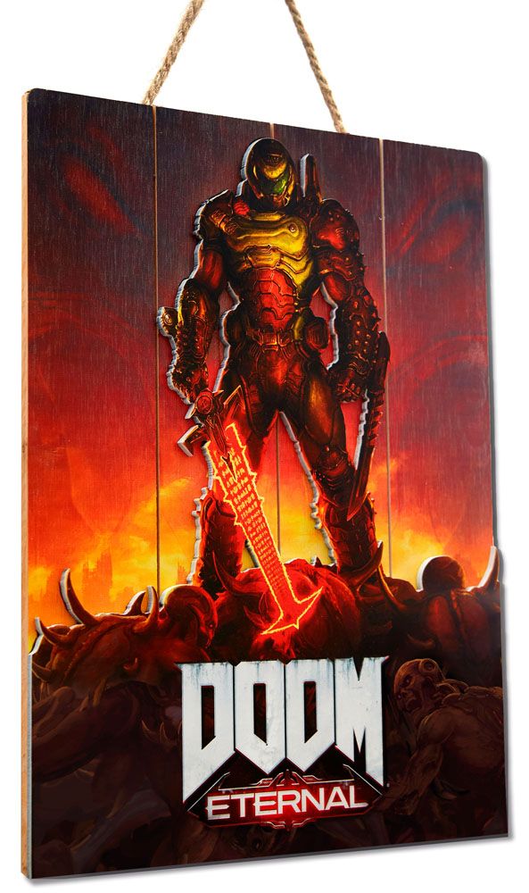Doom WoodArts 3D Wooden Wall Art Eternal 30 x 40 cm