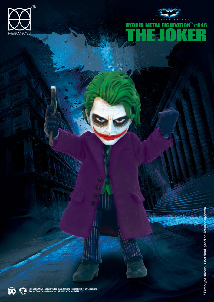 Batman The Dark Knight Hybrid Metal Action Figure The Joker 14 cm