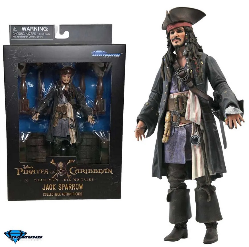 Pirates of the Caribbean Deluxe Action Figure Jack Sparrow 18 cm