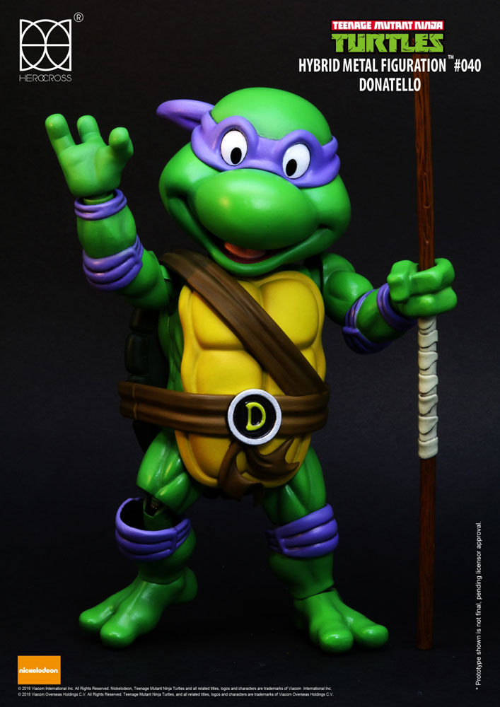 Teenage Mutant Ninja Turtles Hybrid Metal Action Figure Donatello 14 cm