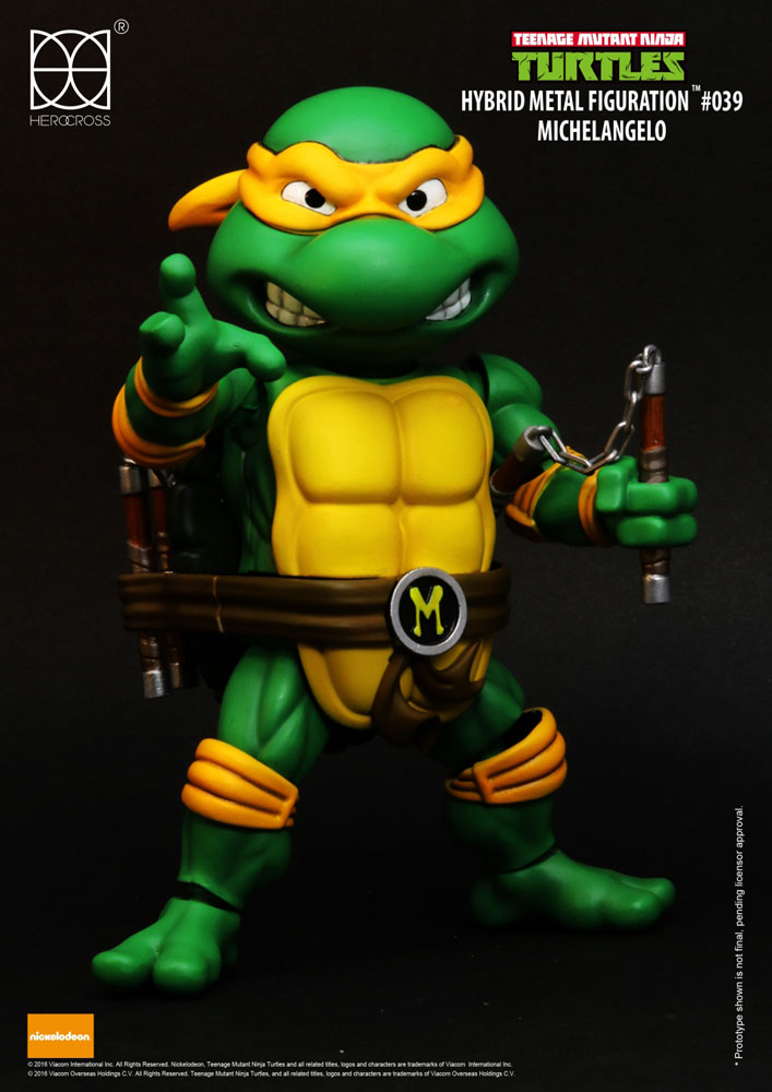 Teenage Mutant Ninja Turtles Hybrid Metal Action Figure Michelangelo 14 cm
