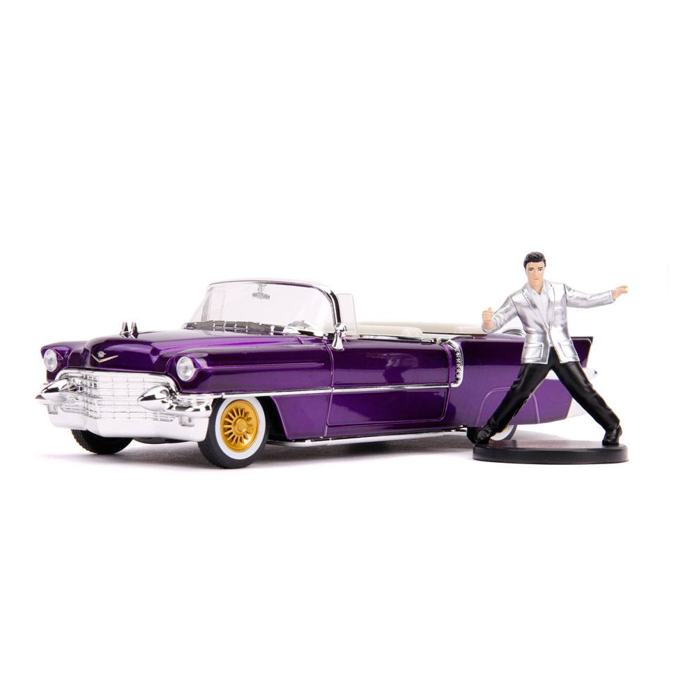 Elvis Presley Hollywood Rides Diecast Model 1/24 1956 Cadillac Eldorado