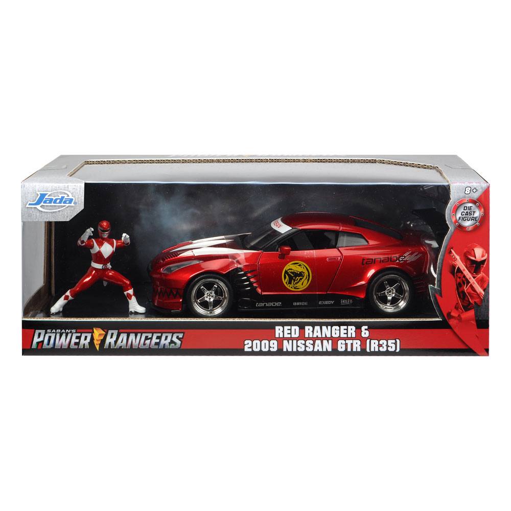 Power Rangers Hollywood Rides Diecast Model 1/24 2009 Nissan GT-R R35
