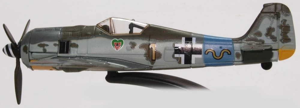 Oxford Diecast Focke Wulf 190a 15/jg 54, Hauptmann Rudolf Klemm 1:72 13 cm