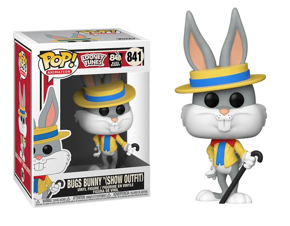 Bugs Bunny 80th Anniversary POP! Animation Vinyl Figure Bugs in Show Outfit