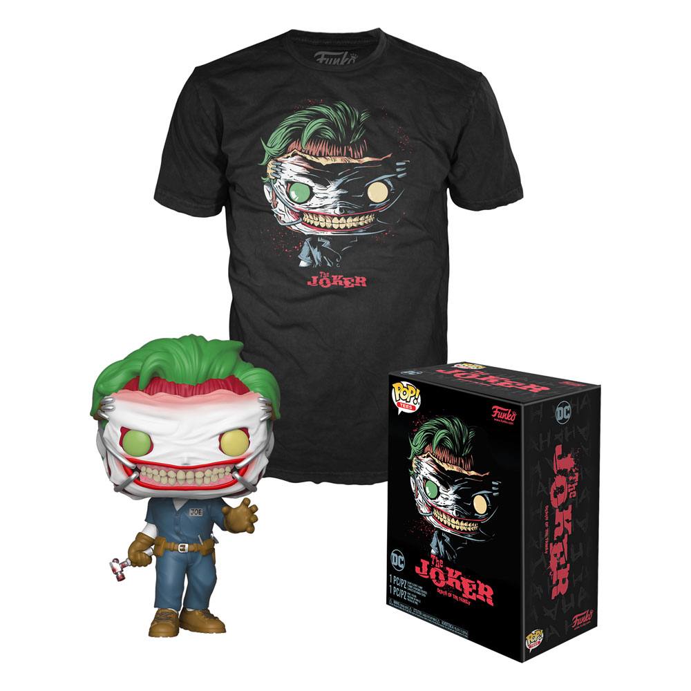 DC Comics POP! & Tee Box Death of Joker Tamanho XL