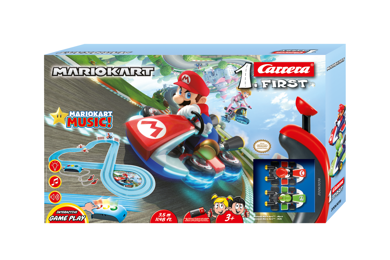 Pista Carrera First Mario Kart (Mario+Yoshi) 3,5m