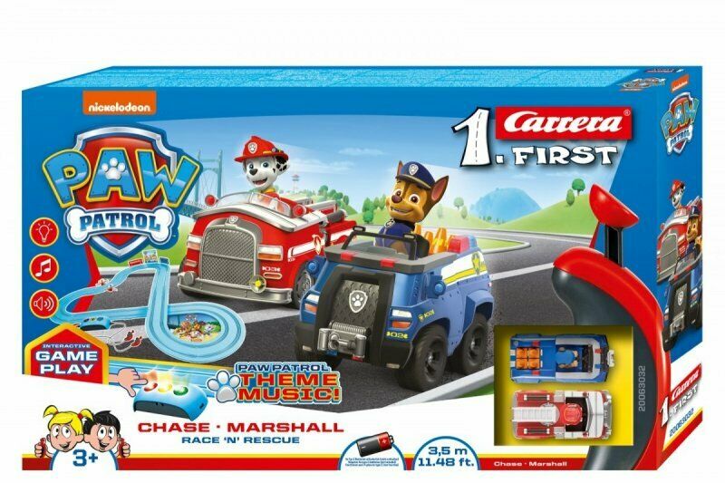 Pista Carrera Firts Paw Patrol Interactive Gameplay  (Chase+Marshall) 3,5m