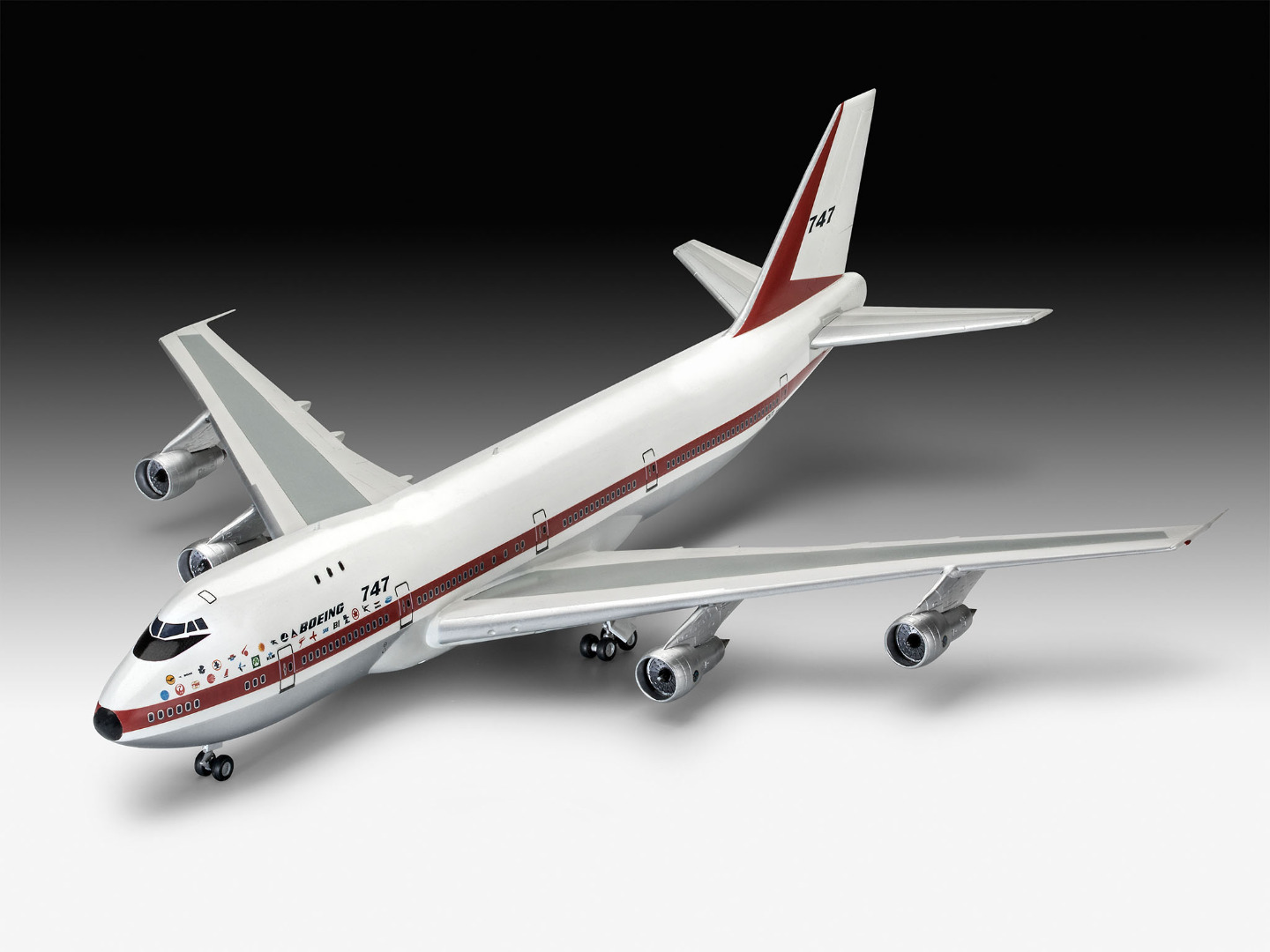 Revell Model Set Boeing 747-100 50th Anniversary Limited Edition 1:144