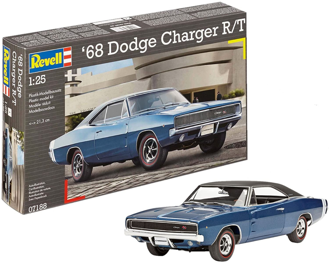 Revell Model Kit '68 Dodge Charger R/T Scale 1:25