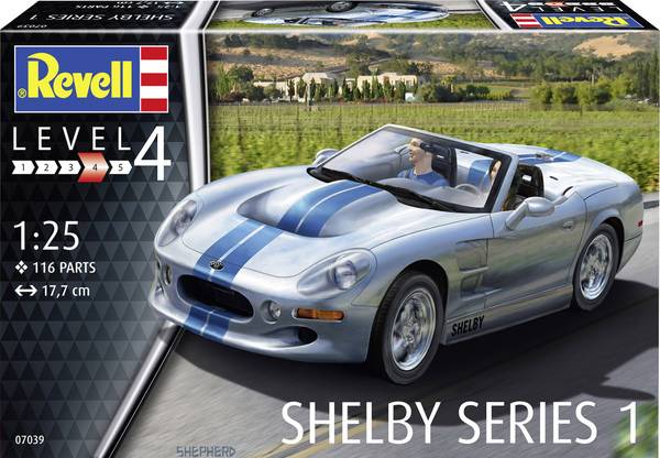 Revell Model Kit Shelby Series 1 1:25