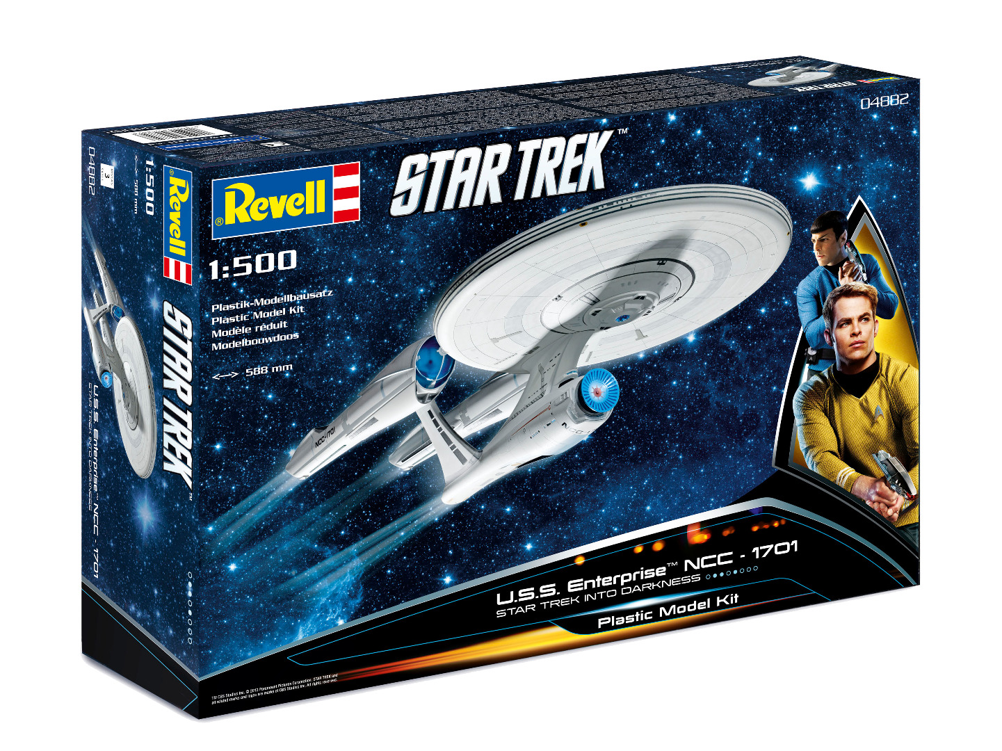 Revell Model Kit Star Trek Into Darkness USS Enterprise NCC- 1701 1:500 