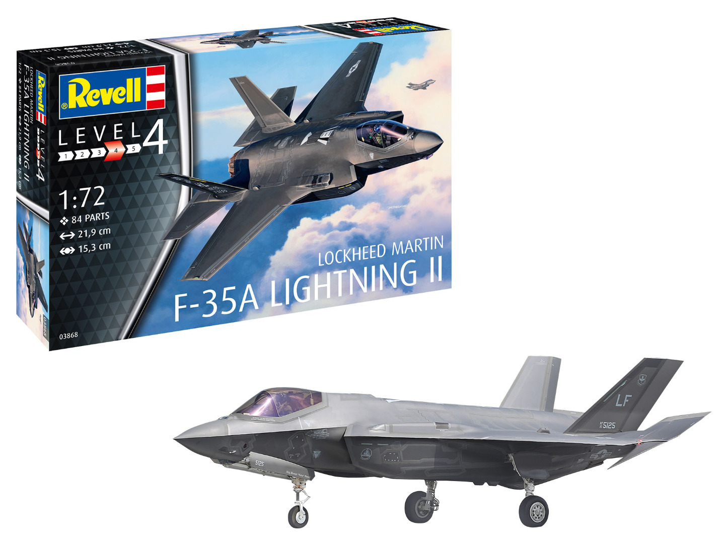 Revell Model Kit Lockheed Martin F-35A Lightning II Scale 1:72