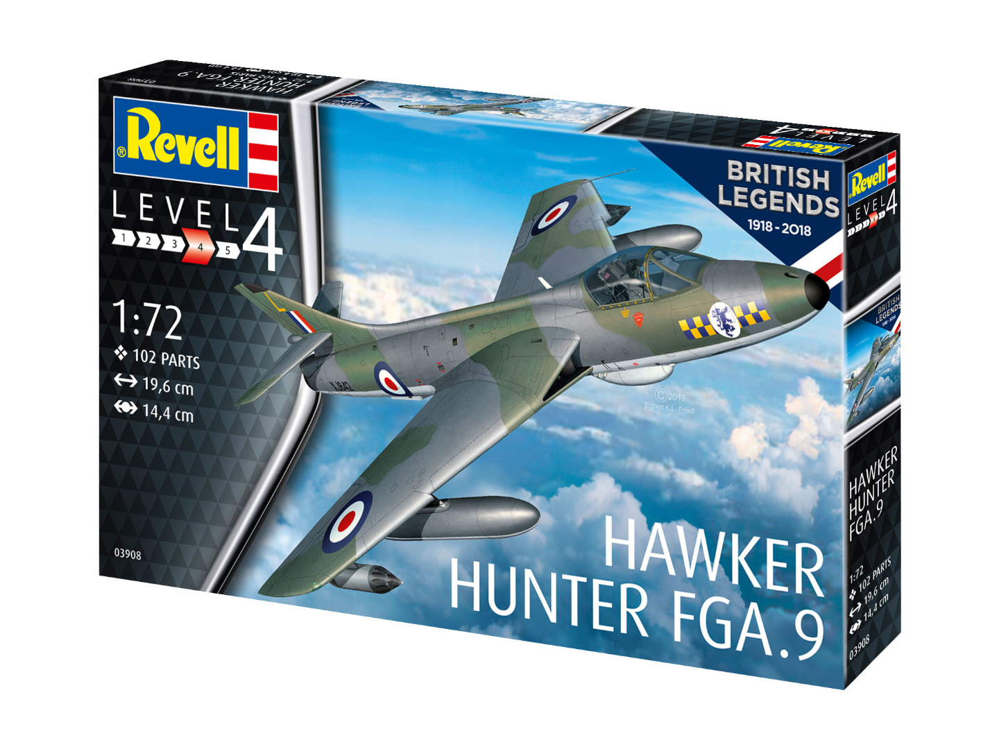 Revell Model Kit 100 Years RAF: Hawker Hunter FGA.9 1:72