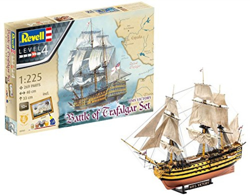 Revell Model Gift Set HMS Victory Battle of Trafalgar Set 1:225