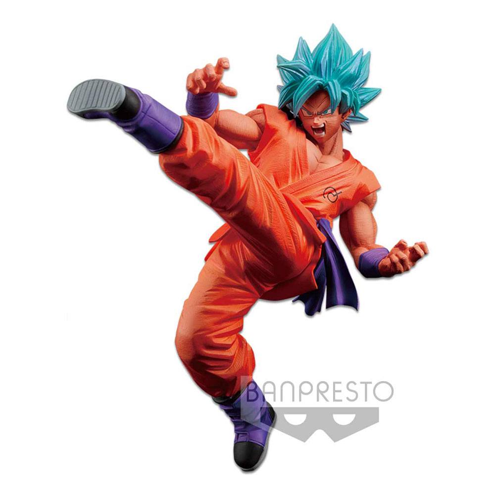 Dragonball Super Son Goku Fes PVC Statue Super Saiyan God Son Goku 19 cm