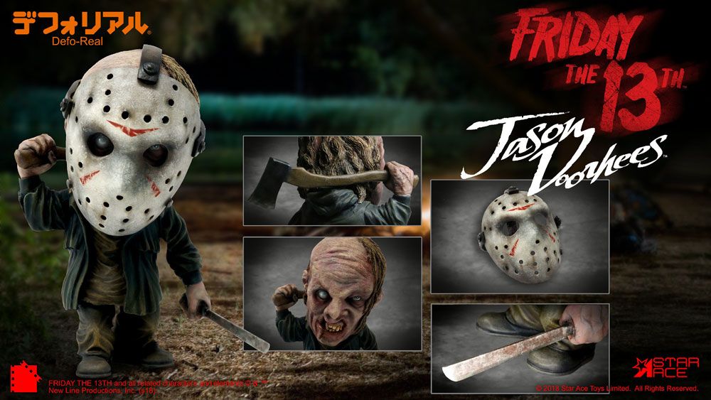Friday the 13th Defo-Real Series Soft Vinyl Figure Jason Voorhees Normal V.