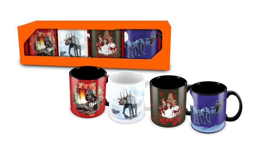 Star Wars Mini Mug 4-Pack Christmas