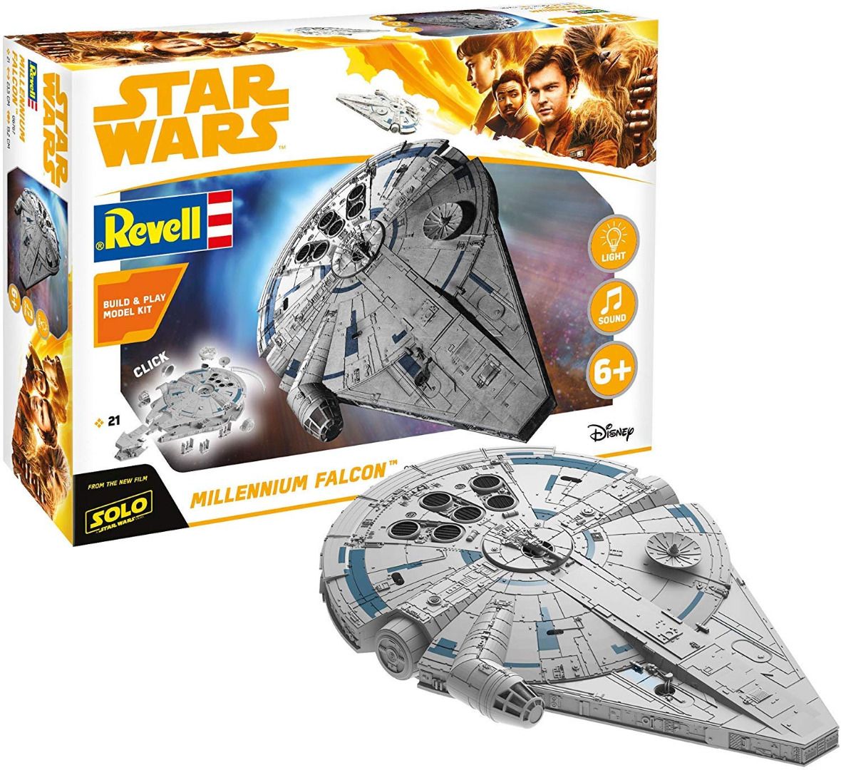 Revell Model Kit Build and Play Millennium Falcon 1:164