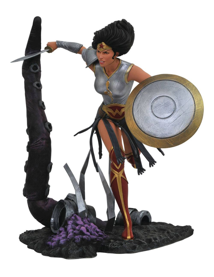 DC Comic Gallery PVC Statue Dark Knights Metal Wonder Woman ( sem caixa)