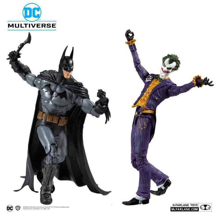 DC Multiverse Action Figure Arkham Asylum Batman VS Arkham Asylum Joker 