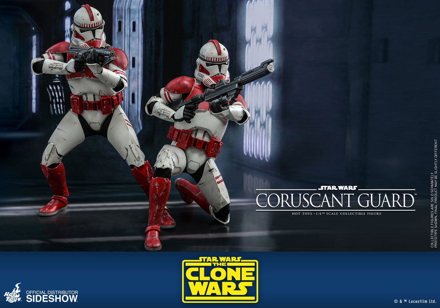 Star Wars: The Clone Wars - Coruscant Guard 1:6 Scale Figure 