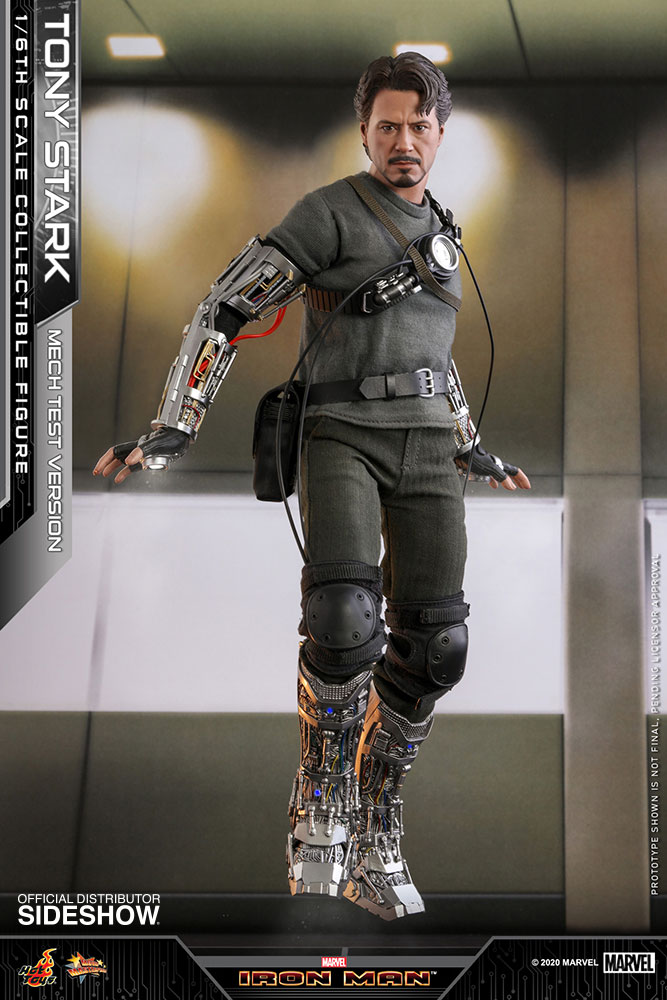 Marvel: Iron Man - Deluxe Tony Stark Mech Test Version 1:6 Scale Figure 
