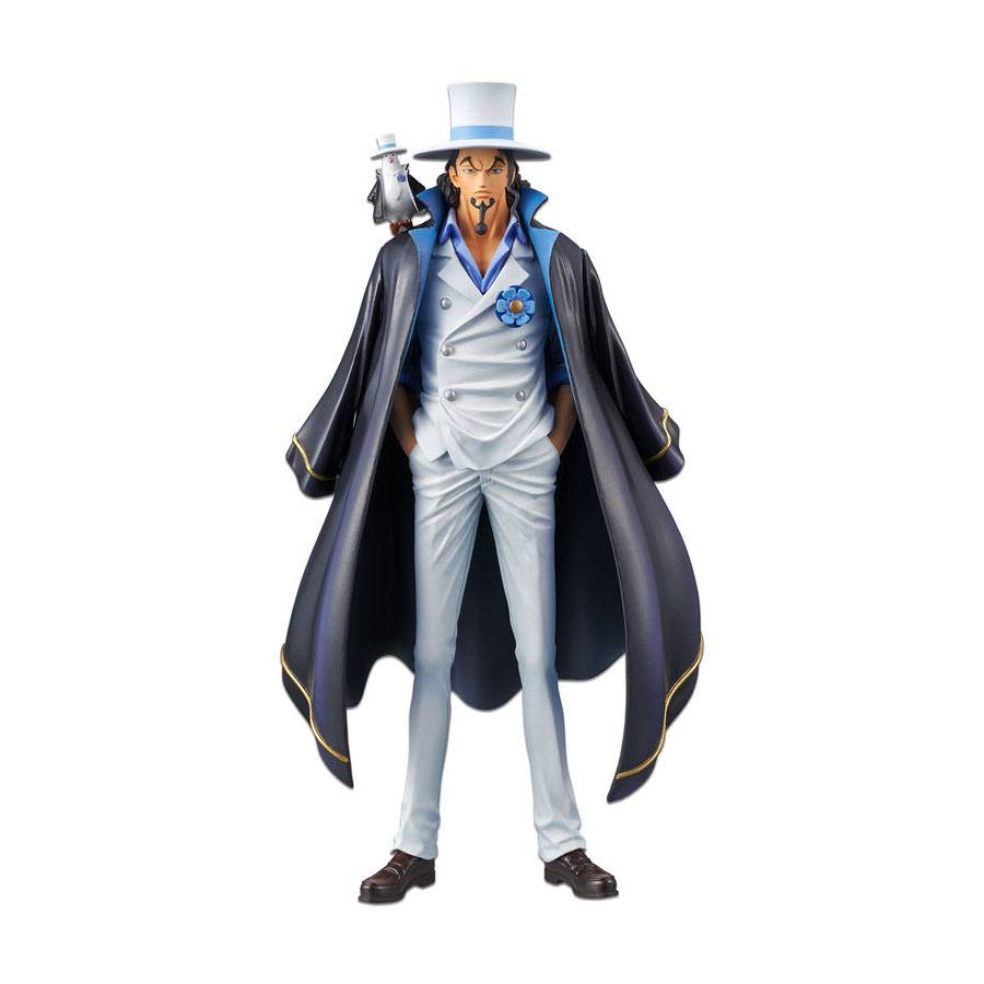 One Piece Stampede DXF Grandline Men PVC Statue Rob Lucci 17 cm