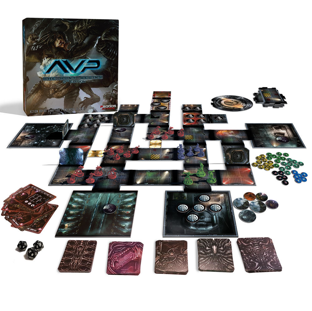 Alien Vs Predator Board Game The Hunt Begins 2nd Edition *English Version*