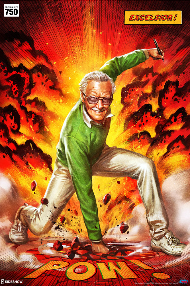Marvel: Stan Lee Excelsior Unframed Art Print 