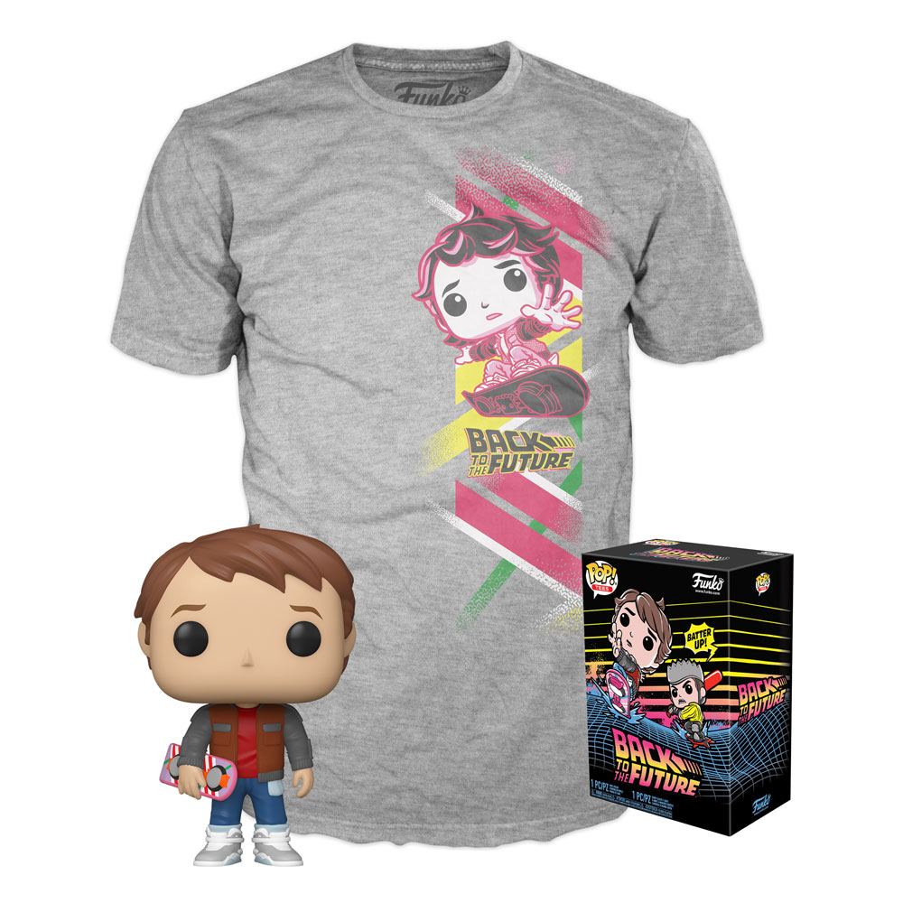 Back to the Future POP! & Tee Box Marty Size L