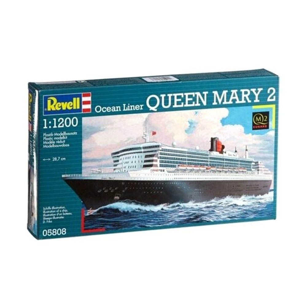 Revell Model Kit Ocean Liner QUEEN MARY 2 Scale 1:1200