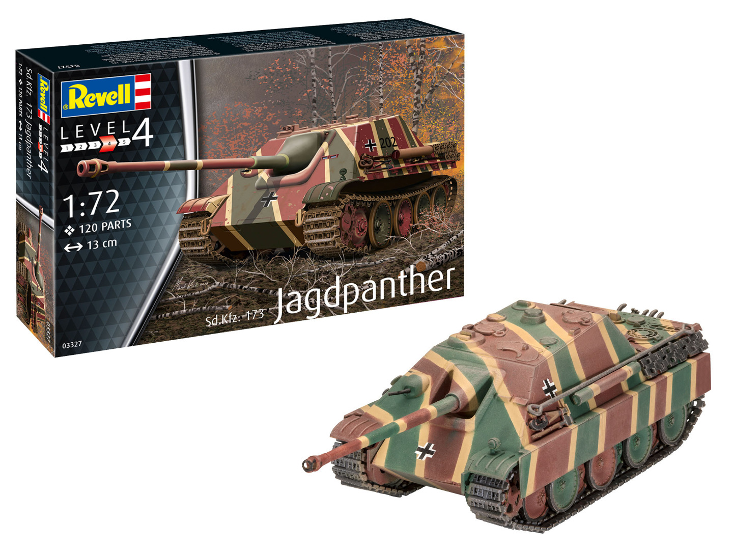 Revell Model Kit Jagdpanther Sd.Kfz.173 1:72
