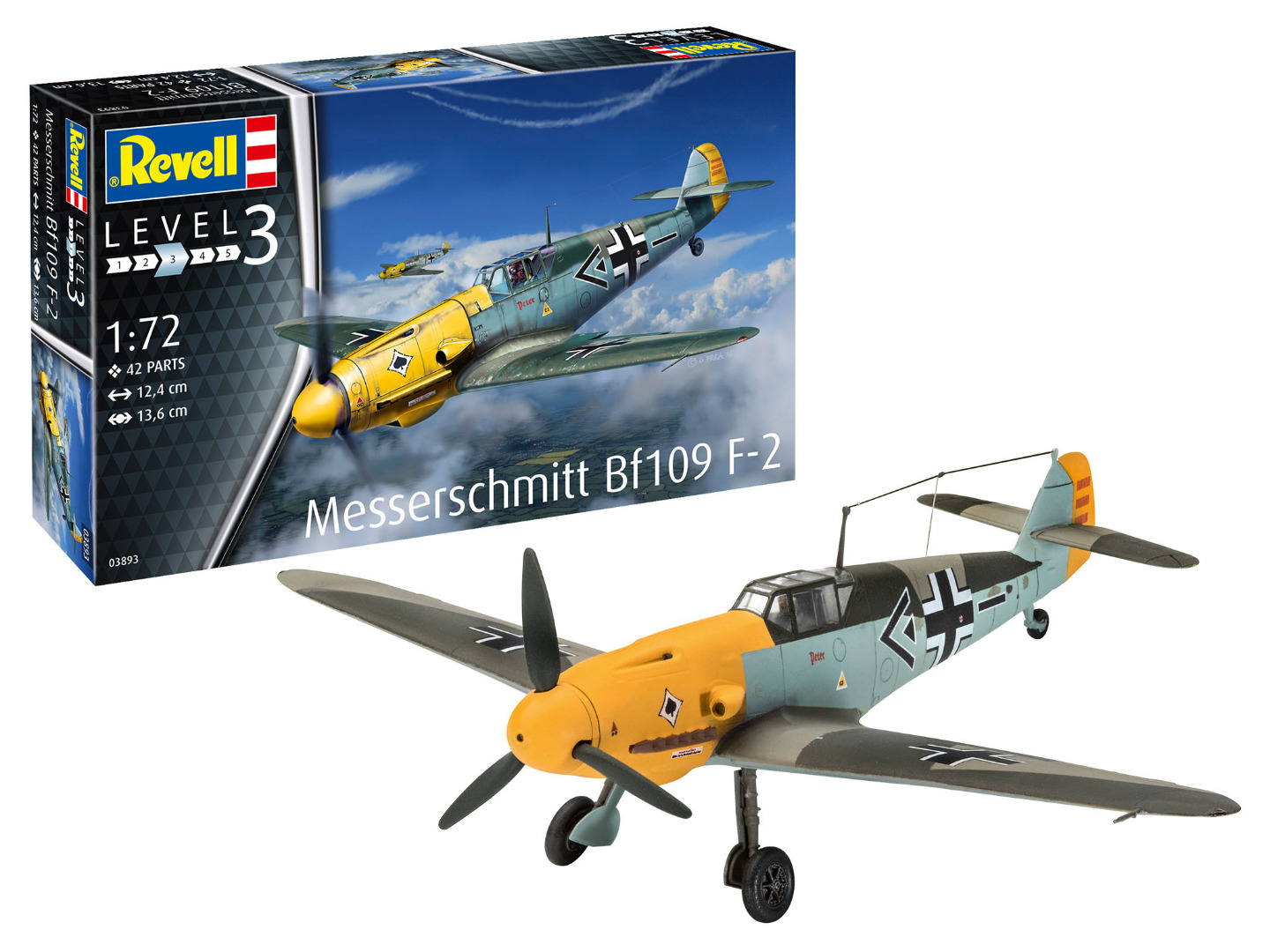 Revell Model Kit Messerschmitt Bf109 F-2 1:72