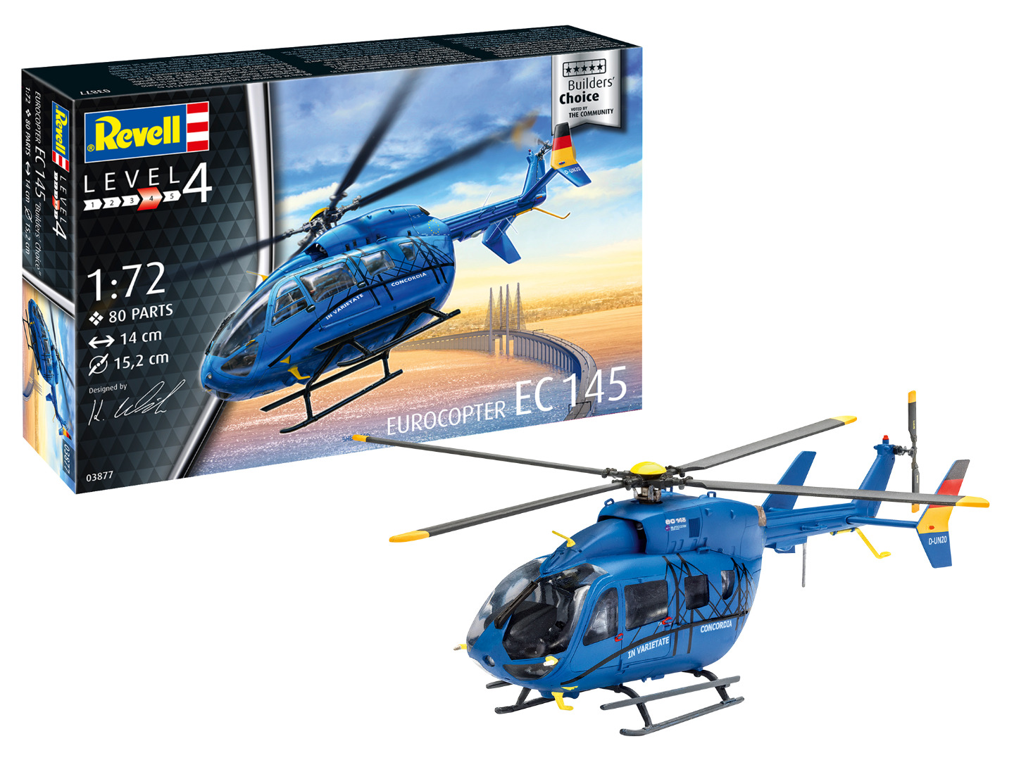 Revell Model Kit Eurocopter EC 145 1:72