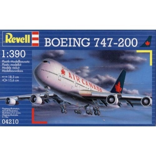 Revell Model Kit Boeing 747-200 1:390