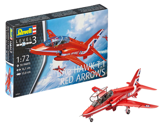 Revell Model Kit BAe Hawk T.1 Red Arrows 1:72