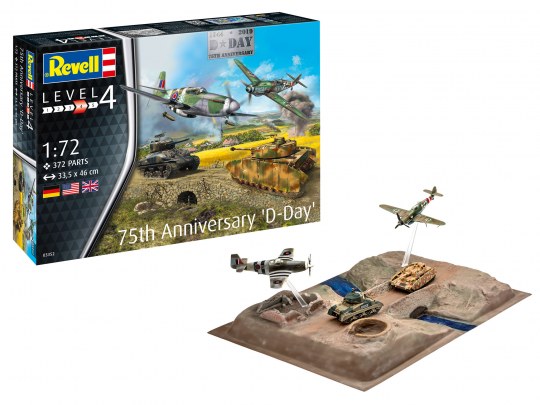 Revell Model Kit 75th Anniversary D-Day Set Scale 1:72