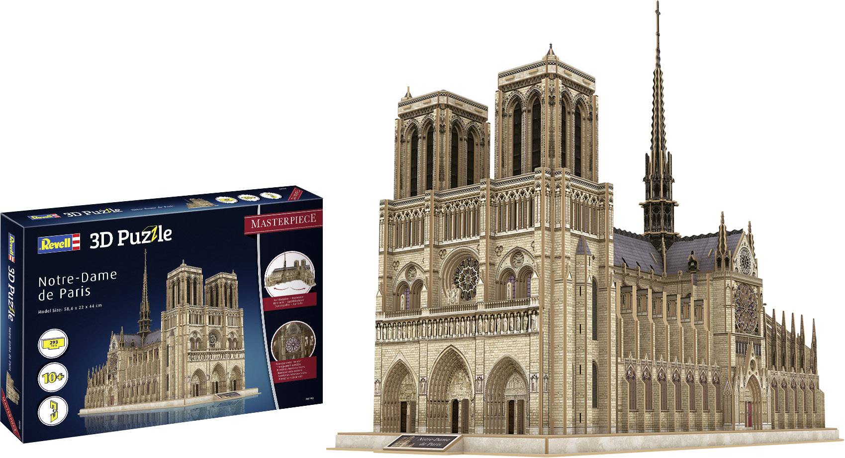 Revell 3D Puzzle Notre Dame de Paris Masterpiece