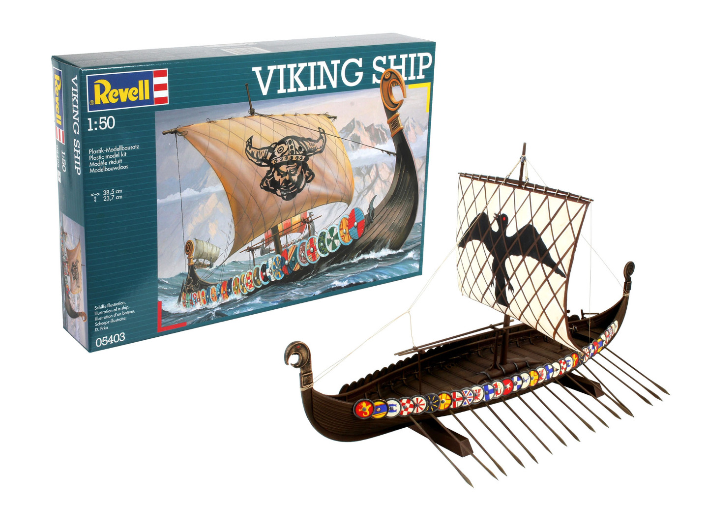 Revell Model Kit Viking Ship Scale 1:50
