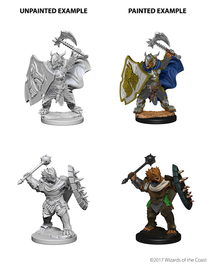 Dungeons and Dragons: Nolzurs Marvelous Miniatures -Dragonborn Male Paladin
