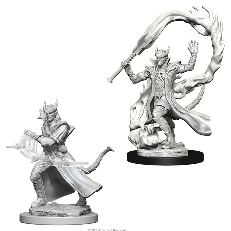Dungeons and Dragons: Nolzurs Marvelous Miniatures - Tiefling Male Sorcerer