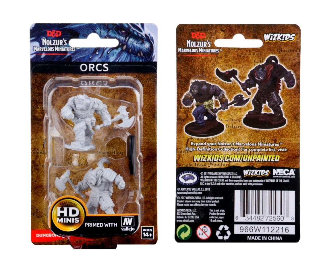 Dungeons and Dragons: Nolzurs Marvelous Miniatures - Orcs