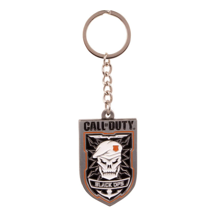 Call of Duty Black OPS Skull Patch Keychain